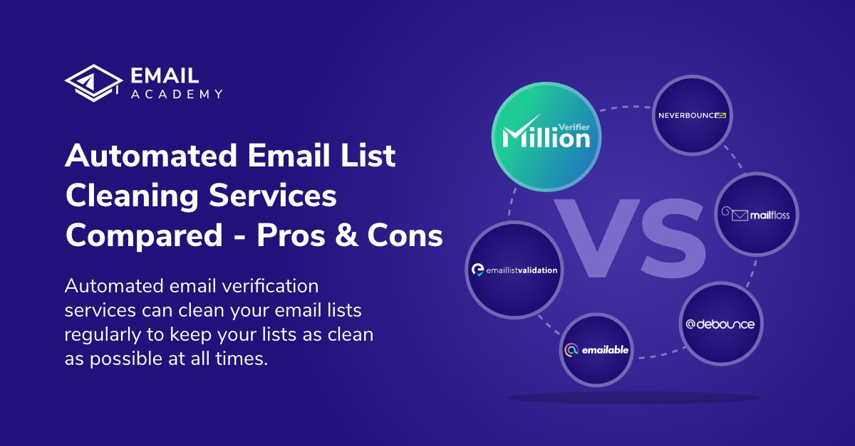 Automated Email List Cleaning Services Compared - Pros & Cons