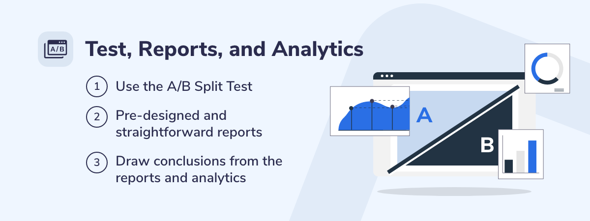AWeber tests, reports, and analytics
