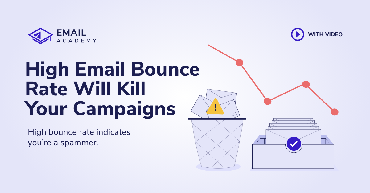 High Email Bounce Rate Will Kill Your Campaigns | Email Bounce Rate | EmailAcademy