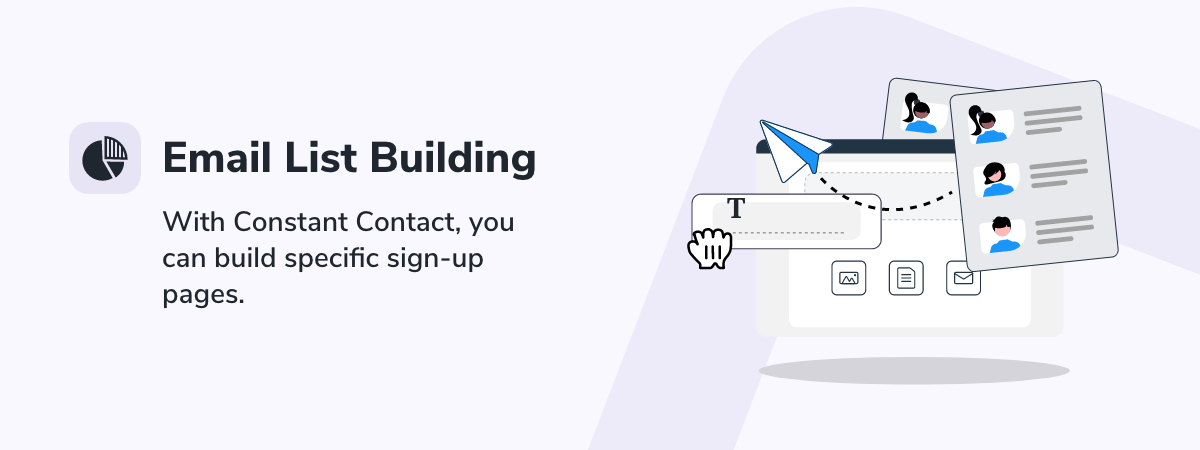 Constant Contact email list building
