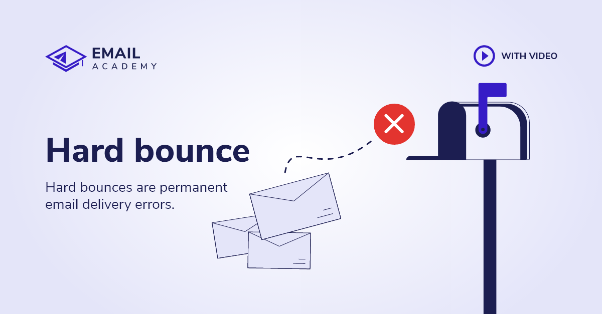 What is a hard bounce? | Hard bounce definition | EmailAcademy