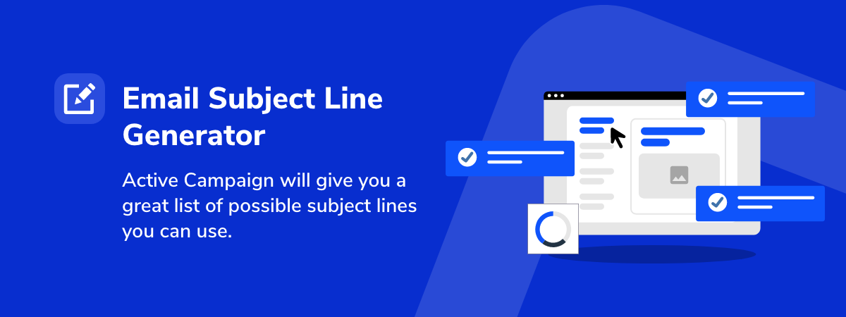 Active Campaign subject line generator