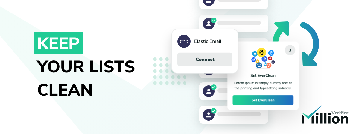 Elastic Email keep lists clean with MillionVerifier EverClean