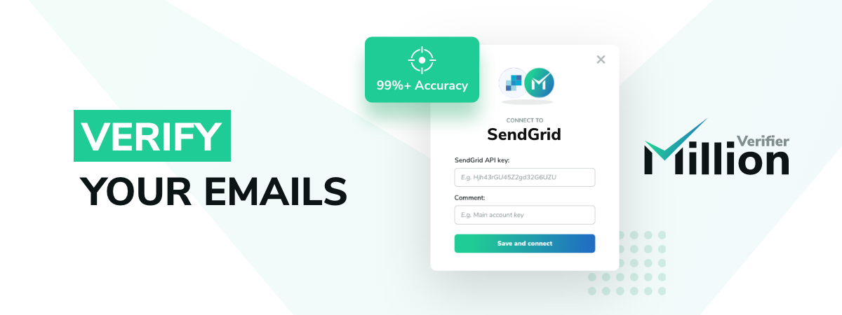 Verify your SendGrid emails with MillionVerifier