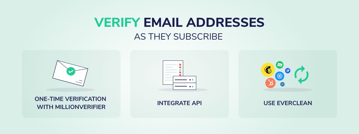 verify email addresses