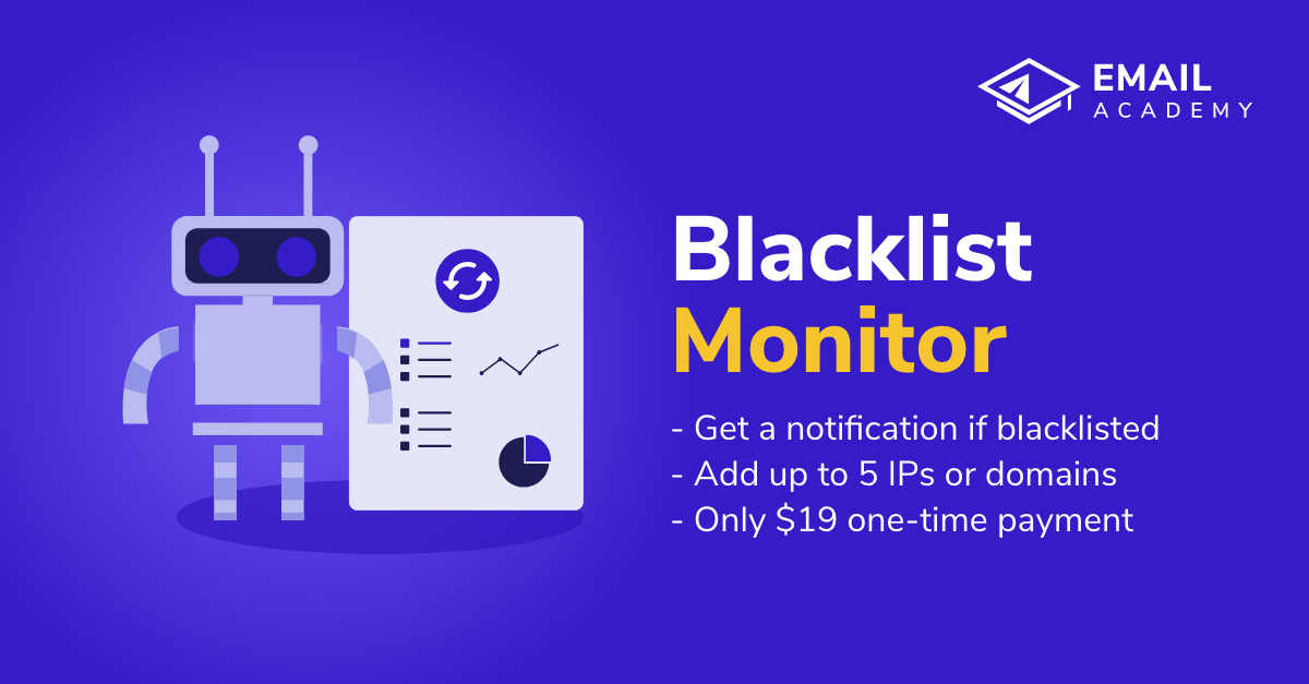 Email Blacklist Monitoring - Email & Text Notifications
